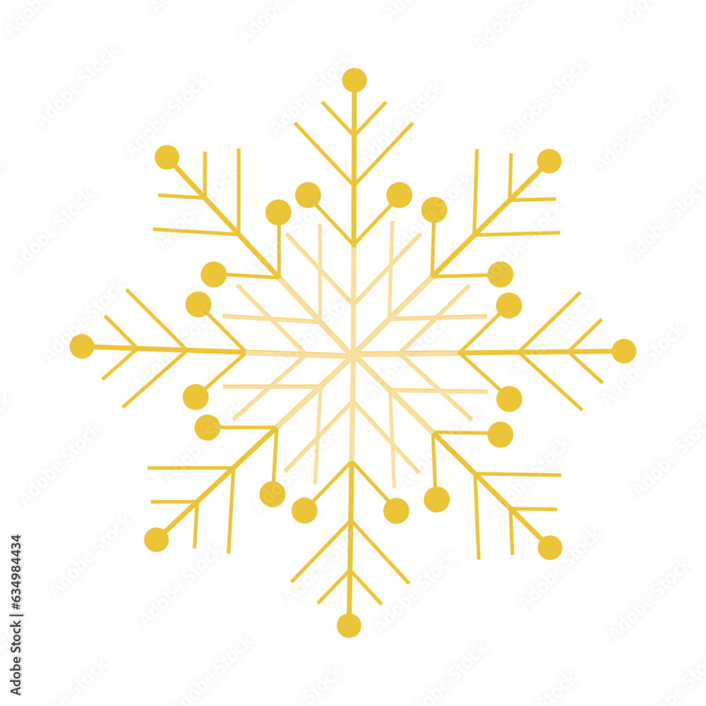 Christmas yellow snowflake icon isolated on transparent and white background. Festive close-up element for New Year's design. Winter vector illustration in cartoon flat style. Christmas yellow snowflake icon isolated on transparent and white background. Festive close-up element for New Year's design. Winter vector illustration in cartoon flat style.