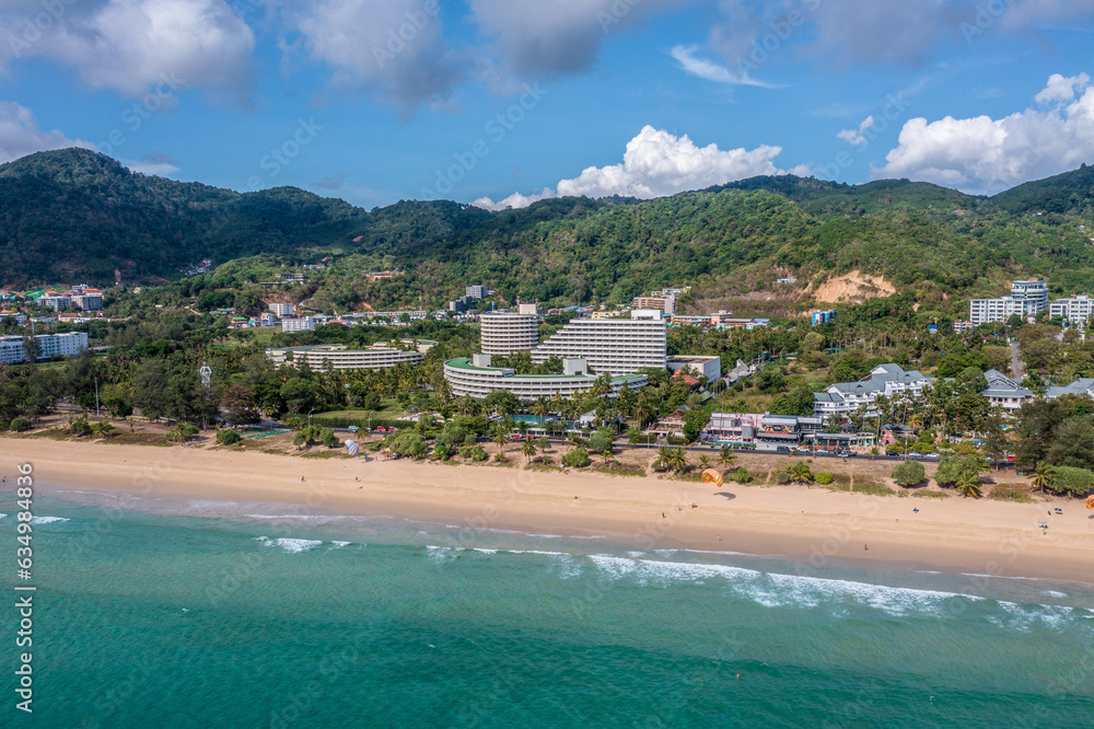 Phuket, Thailand - 5 May 2023: Hilton Phuket Arcadia Resort and Spa at Karon beach.