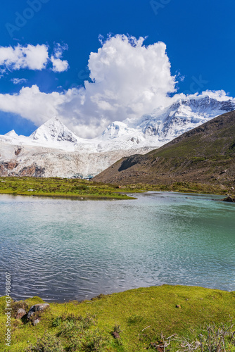 Beautiful Scenery of Sapu Mountain and Plateau Lakes in Xizang Autonomous Region of China photo