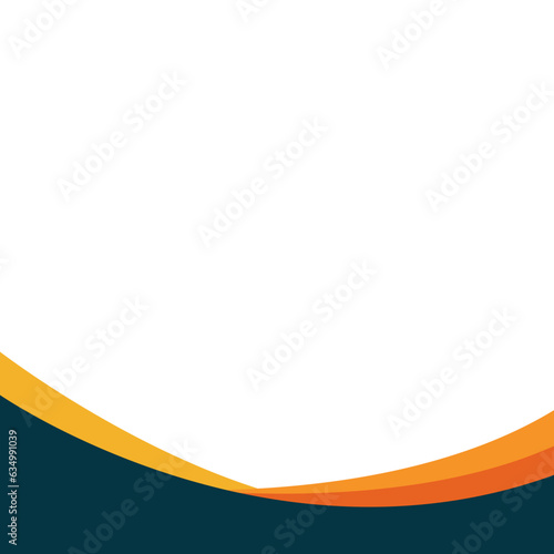 Modern Wave Footer