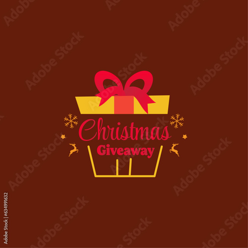 Christmas giveaway ornaments are used to decorate cards, posters, web decorations and products during the Christmas holiday season.