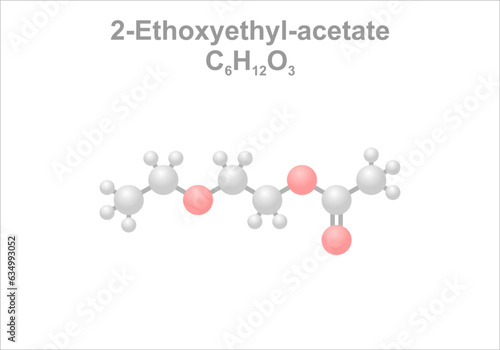2-Ethoxyethyl-axetate Fototapeta