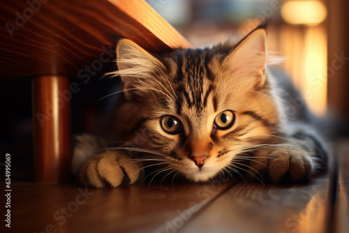 cute cat is relaxing © aryani