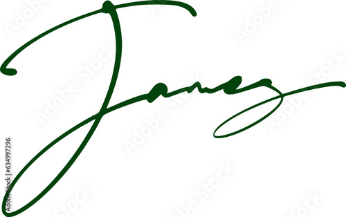 signature series J design illustration