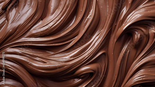 Texture of chocolate background. Generative ai design.