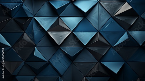 Abstract navy blue colour rhombus pattern background.