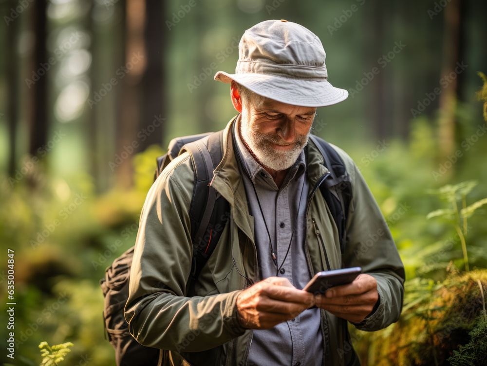 old man using cellphone old man using cellphone