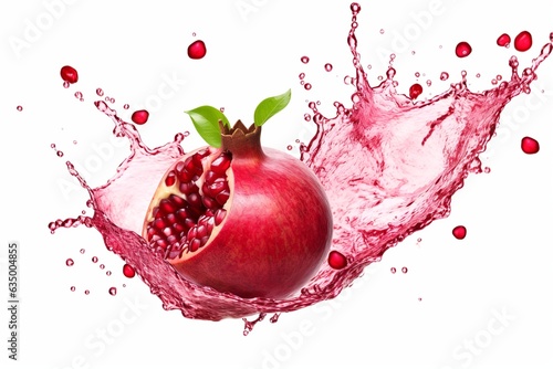 pomegranate and splash