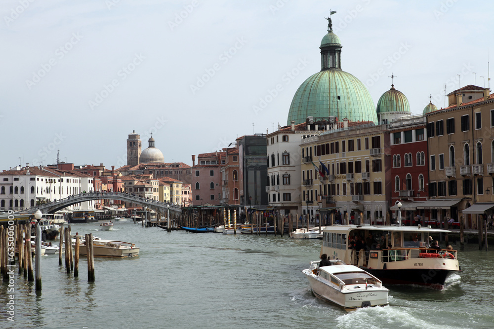 View of the Canal Grande from fondamenta santa lucia - Venice - Italy