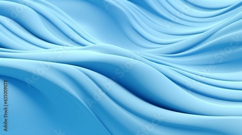 Light blue background abstract texture of wavy ripples Generative Ai