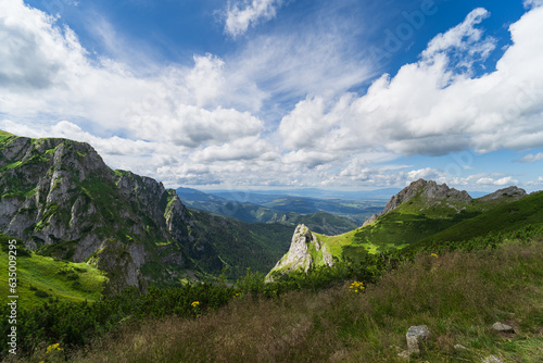 Quadro em tela Mountain landscape in the Tatras in summer, Zakopane.