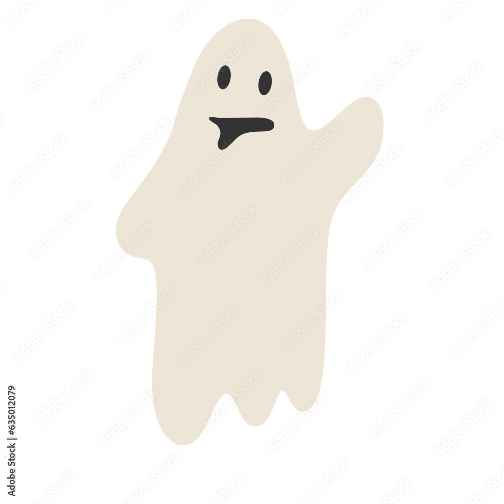 Simple and cute Halloween ghost Simple and cute Halloween ghost