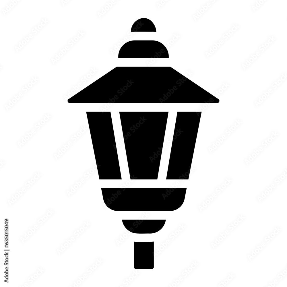 garden lights Solid icon garden lights Solid icon