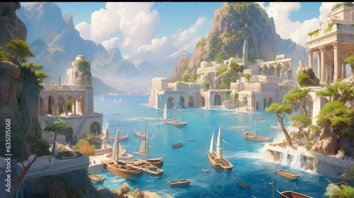 Atlantis island