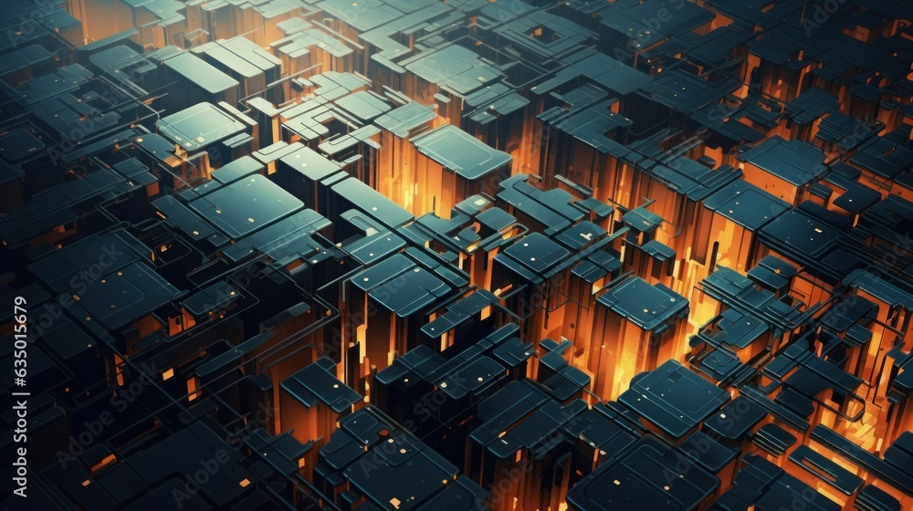 Mindful Circuitry: Abstract composition blending circuit board patterns with soothing colors, emphasizing the harmony between technology and mental well-being | generative AI Mindful Circuitry: Abstract composition blending circuit board patterns with soothing colors, emphasizing the harmony between technology and mental well-being | generative AI