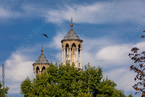 Aziziye Mosque view in Konya. The architectural style is a mixture of boroque and traditional Ottoman architecture. photo