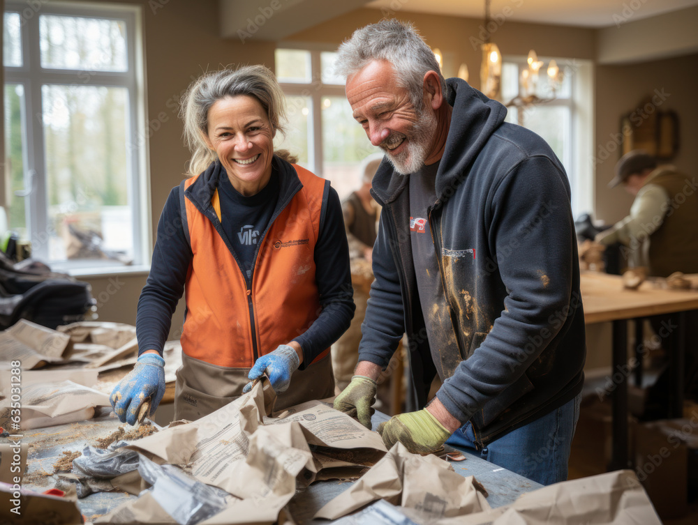 senior people DIY projects at home