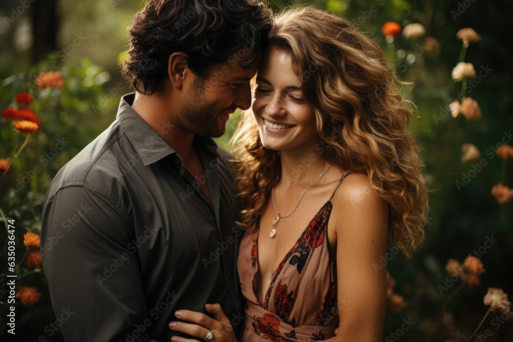 Person placing a gentle kiss on their partners forehead - stock photography concepts Person placing a gentle kiss on their partners forehead - stock photography concepts