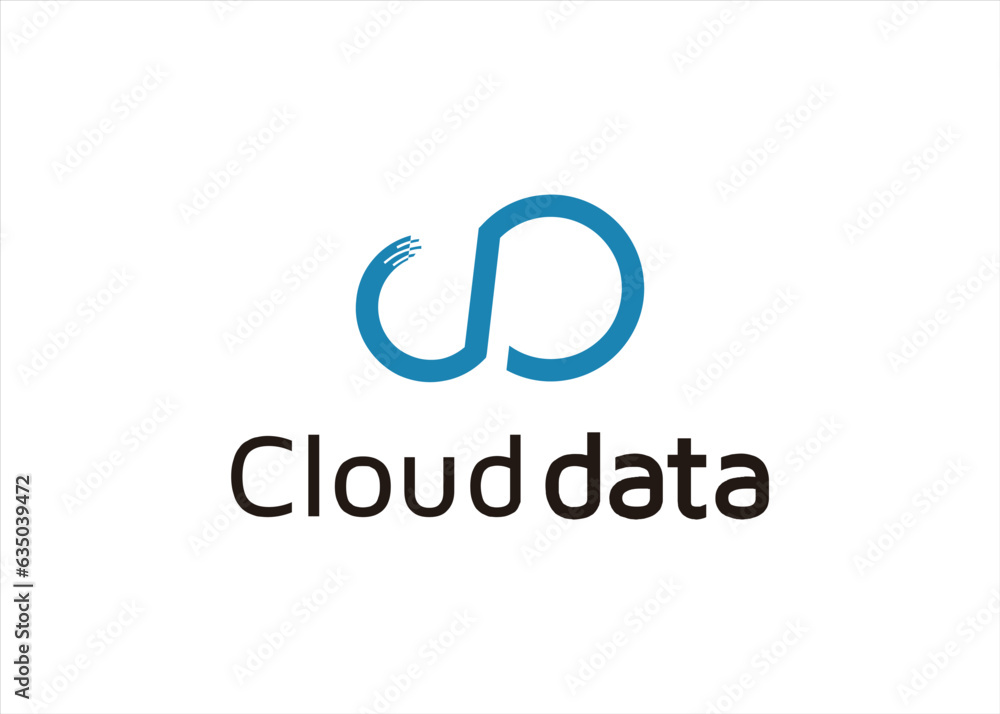 cloud data logo technology cloud data logo technology