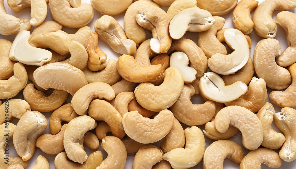 cashew nuts close up, Cashew nuts heap isolated top view cashew nuts close up, Cashew nuts heap isolated top view