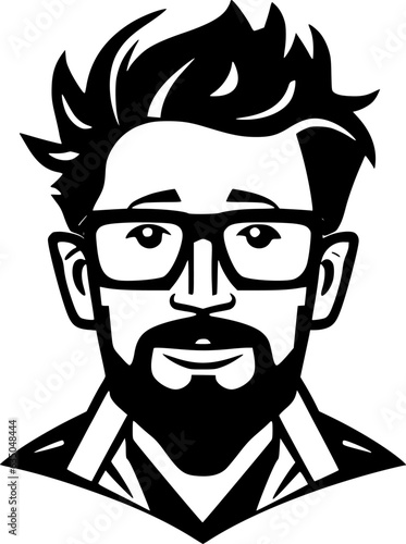 Teacher | Minimalist and Simple Silhouette - Vector illustration