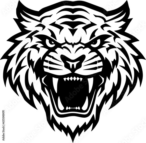 Tiger - High Quality Vector Logo - Vector illustration ideal for T-shirt graphic