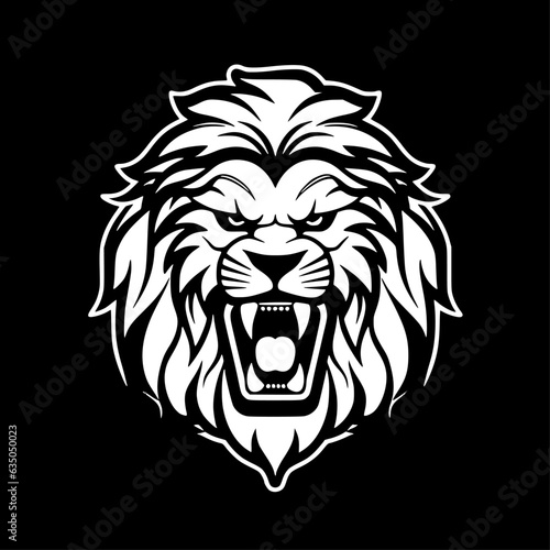 Lion | Minimalist and Simple Silhouette - Vector illustration