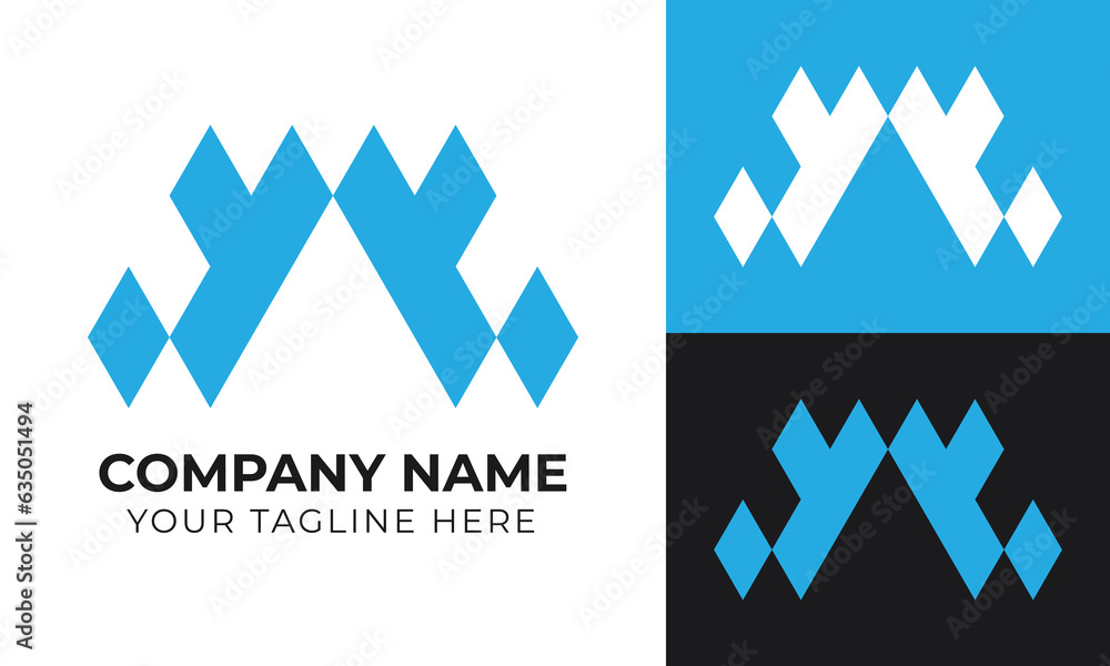 Creative minimal business logo design template for your company Creative minimal business logo design template for your company