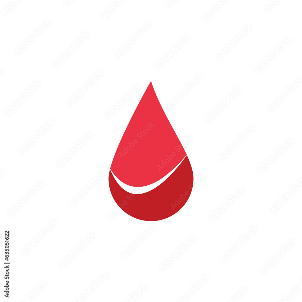 Fototapeta premium blood logo design vector illustration