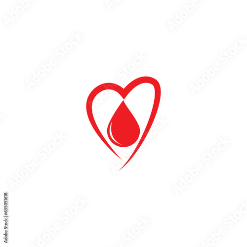 blood logo design vector illustration