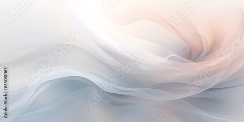 Daigital abstract wave background in pastel grey color, ai generated