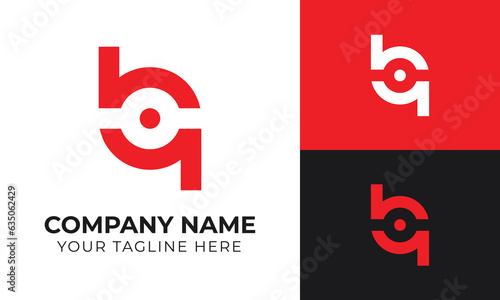 Creative modern minimal abstract b letter logo design template