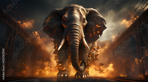 a giant elephant © moran