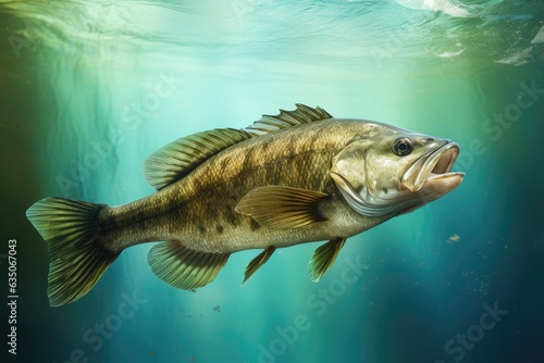 big perch under water on the river © Ирина Рычко