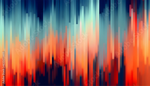 Creative motion glitch texture  Abstract colorful vertical lines Blurred Noise