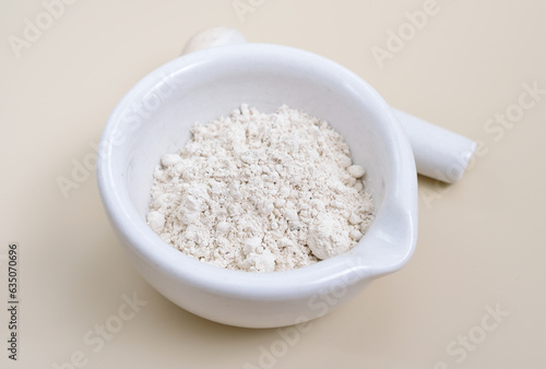 Calcium oxide CaO, commonly known as quicklime or burnt lime