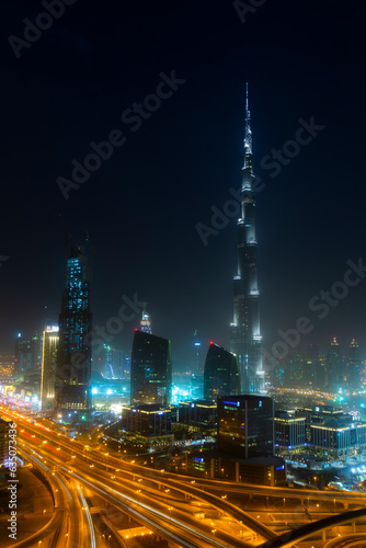 beautiful cityscape of dubai, The Burj Khalifa is a skyscraper in Dubai, United Arab Emirates. It is the world's tallest building.