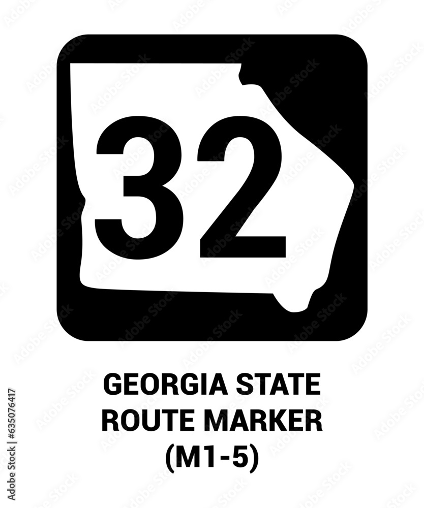 STATE ROUTE MARKER Guide sign US ROAD SYMBOL SIGN MUTCD Stock