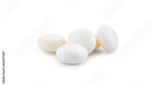 Candy mentos on the white background photo