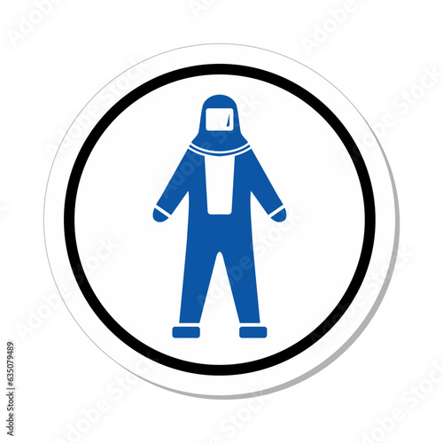 ISO Circle Sign: Full Body Suit Symbol
