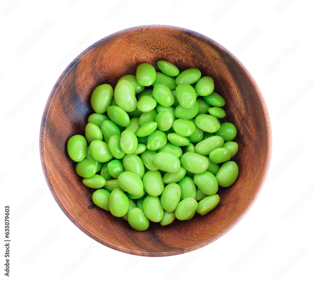 green soybeans in bowl isolated on transparent png green soybeans in bowl isolated on transparent png