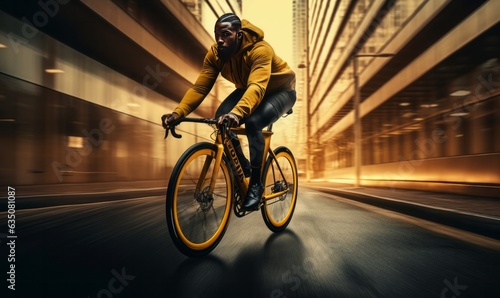 cyclist on the street