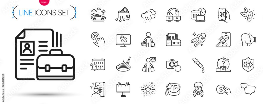 Pack of Buyer, Vip shopping and Quiz line icons. Include Video conference, Vacancy, Eco energy pictogram icons. Road banner, Chemistry pipette, Digital wallet signs. Rainy weather. Vector Pack of Buyer, Vip shopping and Quiz line icons. Include Video conference, Vacancy, Eco energy pictogram icons. Road banner, Chemistry pipette, Digital wallet signs. Rainy weather. Vector