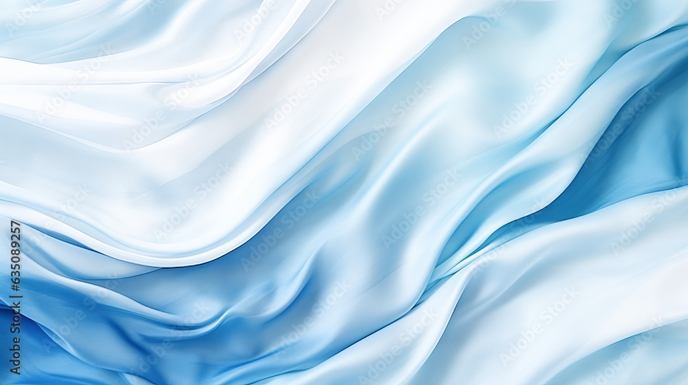 Abstract background blue fabric folded Abstract background blue fabric folded