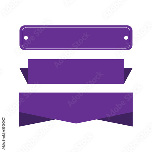 Vector Text Box Shape Design Template