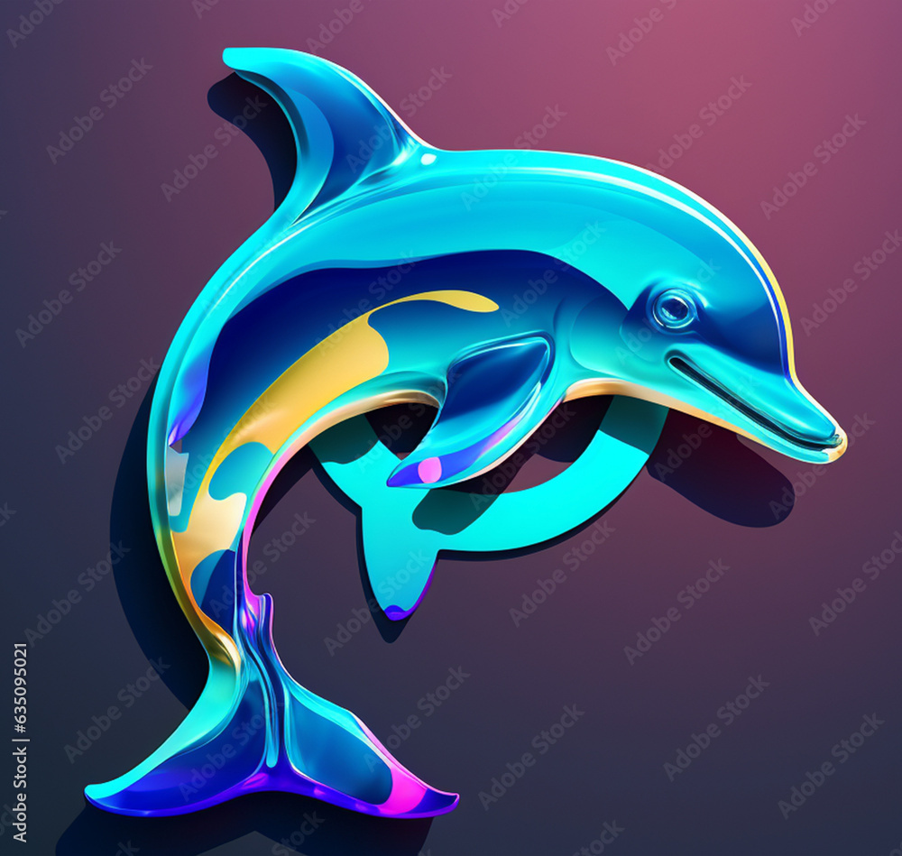 Obraz premium dolphin in the sea