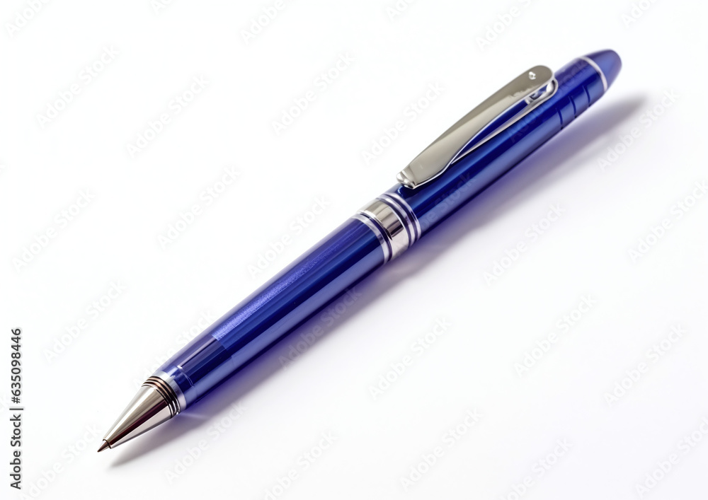 metal blue pen isolated on white background. generatice ai
metal blue pen isolated on white background. generatice ai