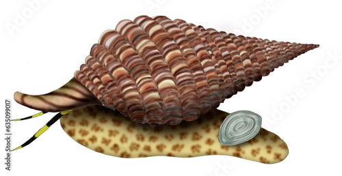 Fotografie Tritons Trumpet, Sea Snail, Snail, crustaceans