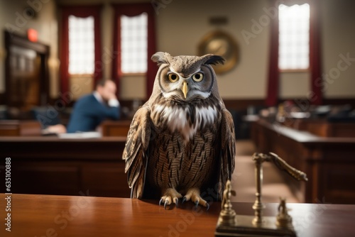 Halls of Owl Justice: Visualizing a Courtroom with Wise Owl 