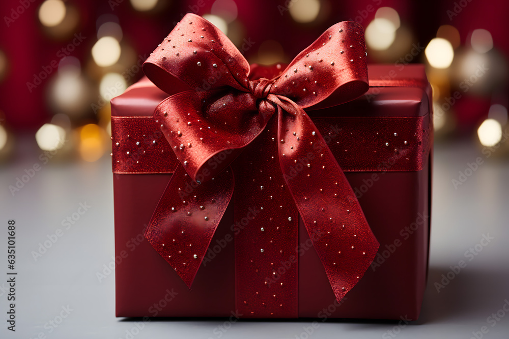 gift box with ribbon and bow gift box with ribbon and bow